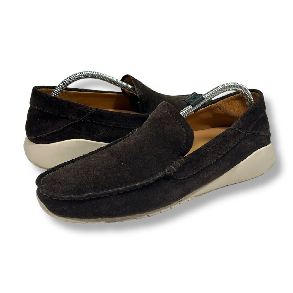 Olukai Ka'a Loafer Brown Suede Casual Slip-On Moccasins Shoes Mens 9.5
